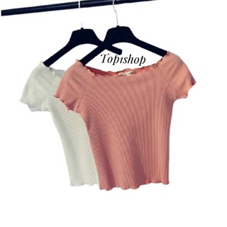 Áo Trễ Vai Tay Ngắn co dãn Siêu Hót( có video ).