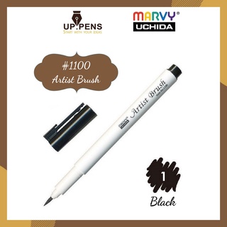 Bút brush viết calligraphy Marvy Artist Brush 1100- Màu đen (Black -1)