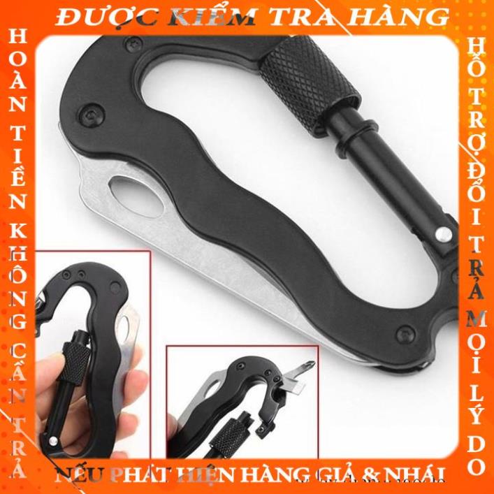 ✔️ Móc Khóa Phượt Dao Vít Đa Năng Cao Cấp 5in1 eduyha