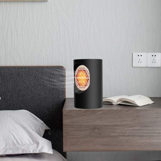 Quạt Sưởi Mini Hình Trụ, Máy Sưởi Ấm Warm Heart HLF, Tỏa Nhiệt Nhanh - Chống Ồn