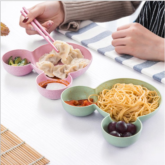 Bát Ăn Dặm Hình Chuột Mickey Cho Bé - Bát Lúa Mạch