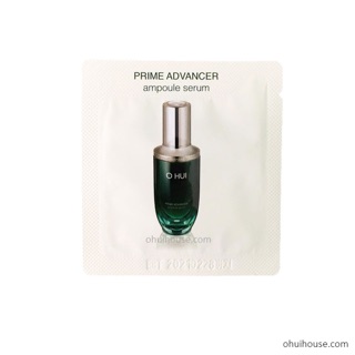 Set 10 gói Sample Tinh chất chống lão hóa đặc biệt OHUI Prime Advancer Ampoule Serum