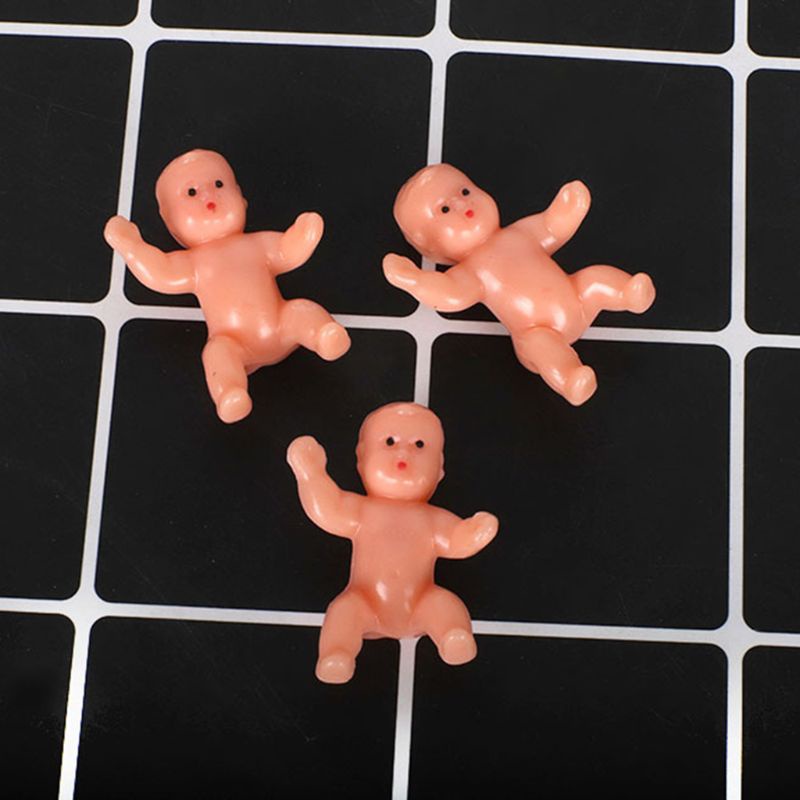 2 Tượng Em Bé Dễ Thương Trang Trí Bánh Kem