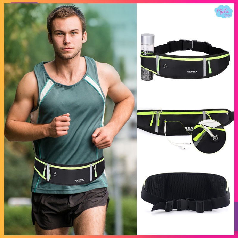 Túi đeo bụng, túi bao tử chạy bộ, tập thể dục, gym, leo núi dành cho nam và nữ phong cách thể thao phiên bản tiết kiệm