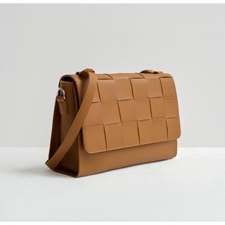 OLV - Túi Brown Woven Shoulder Bag
