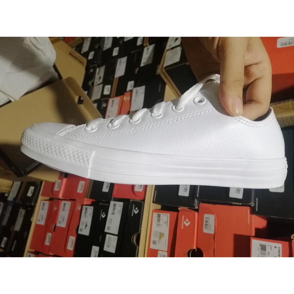 Giày Converse White da Chính hãng mới 100% full box