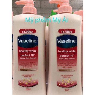 Sữa dưỡng thể trắng da Vaseline 350ml