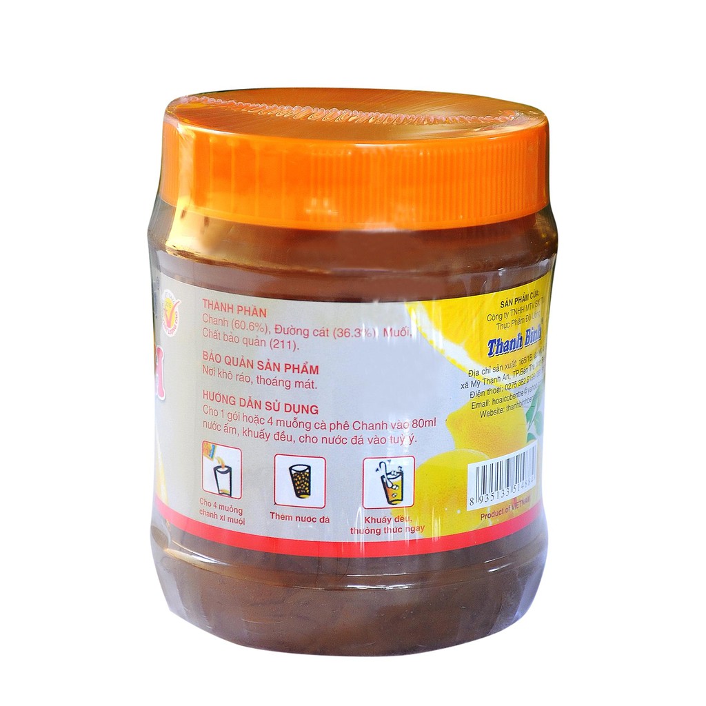 Chanh xí muội Thanh Bình hủ 900g