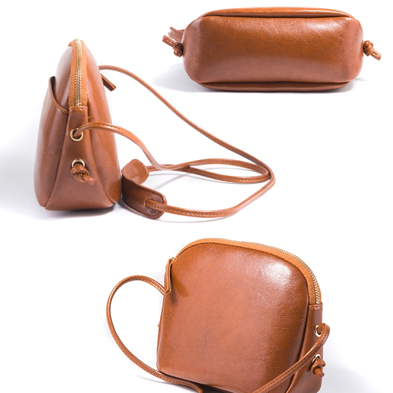 Túi đeo chéo IELGY nhỏ nhắn thiết kế hình vỏ sò thời trang nữ tính