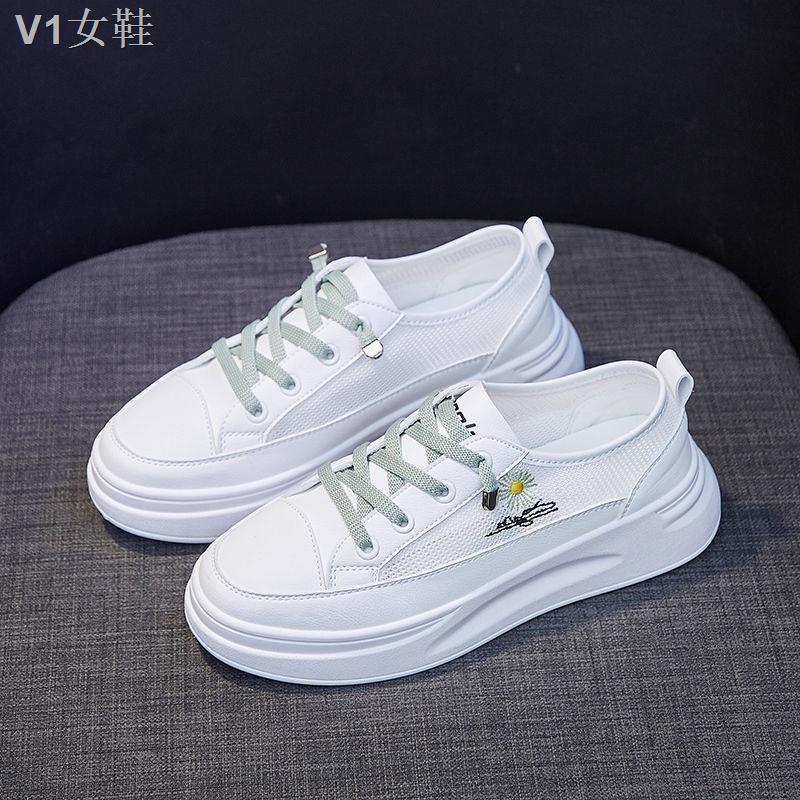 ♨✱Giày thể thao họa tiết hoa cúc nhỏ Size lớn 35-43 cho nữ