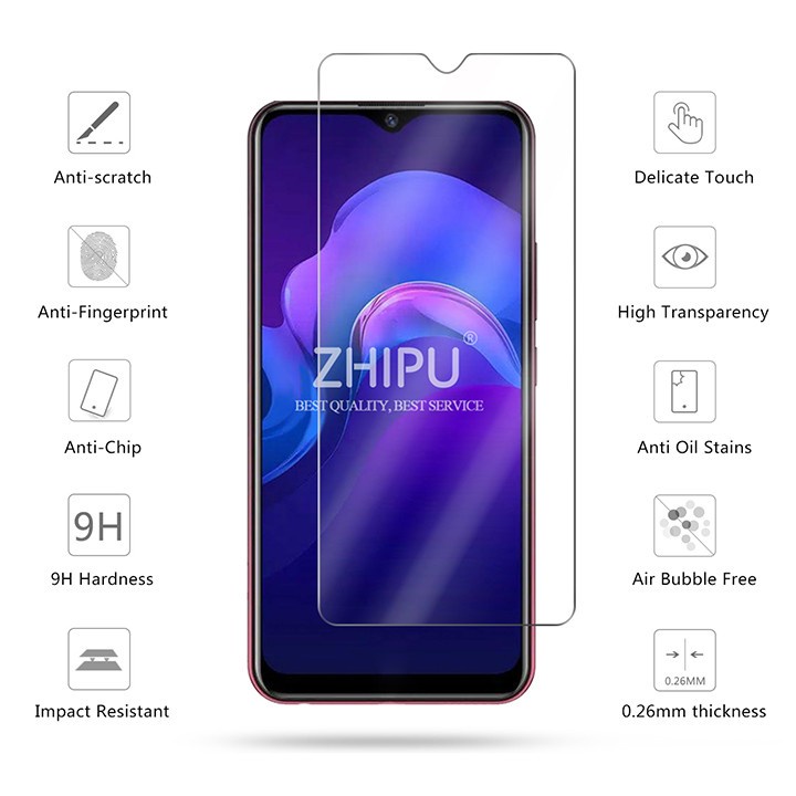Cường lực Vivo Y19 Y11 Y12 Y15 Y17 U10 U20 Y5s Y50 Y30 Y20 Y20s Y3 Y91i V15 Pro Y93 Y91 Y91c Y95 Y1s Y90 Y12s [THT]