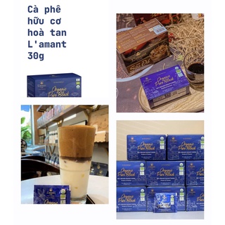 Cà phê đen hòa tan hữu cơ Pure Black - L'amant Café Organic Pure Black instant coffee