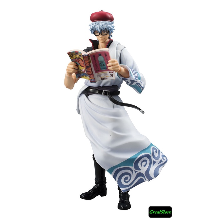 ( CHẤT, HÀNG CÓ SẴN ) MÔ HÌNH NHÂN VẬT Sakata Gintoki trong Gintama ( Ngân Hồn ) FIGMA FIGURE cử động được