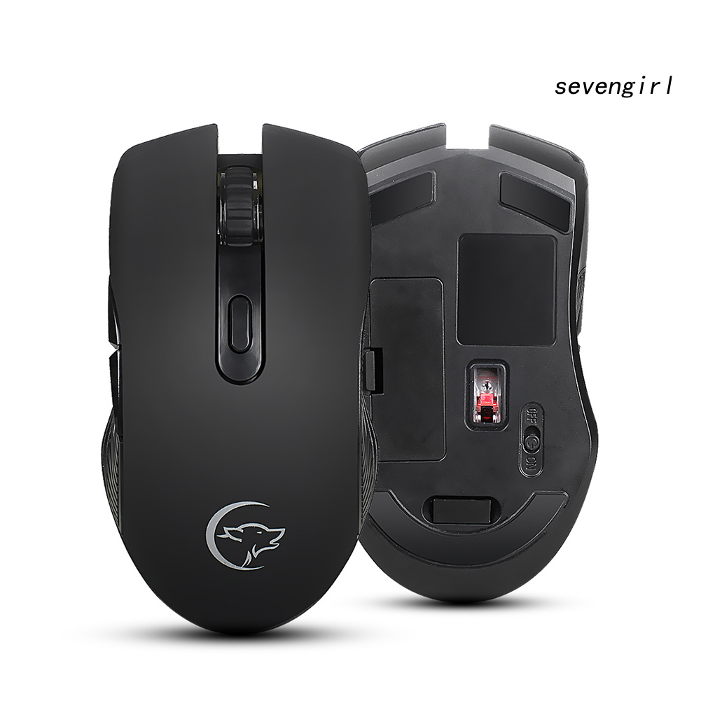 Chuột Quang Chơi Game Không Dây Sev-Gulang G829 6 Phím 2400dpi 2.4ghz