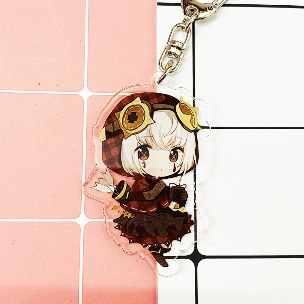 ( Mica trong acrylic ) (Ver 2) Móc khóa Identity V Nhân cách thứ năm quà tặng xinh xắn dễ thương anime chibi