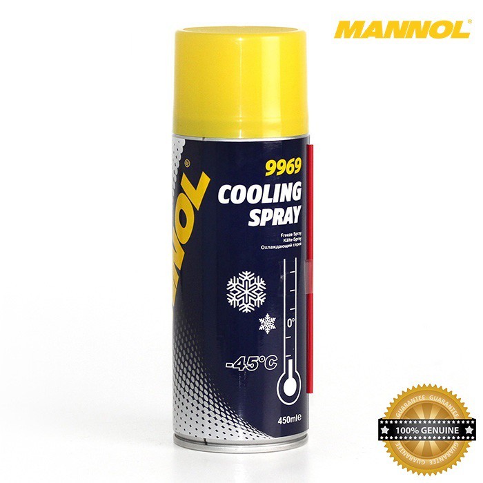 [100% Germany] Chai Tạo Nhiệt Độ Âm Khẩn Cấp MANNOL 9969 Cooling Spray 450ML-NHẬP KHẨU TỪ ĐỨC