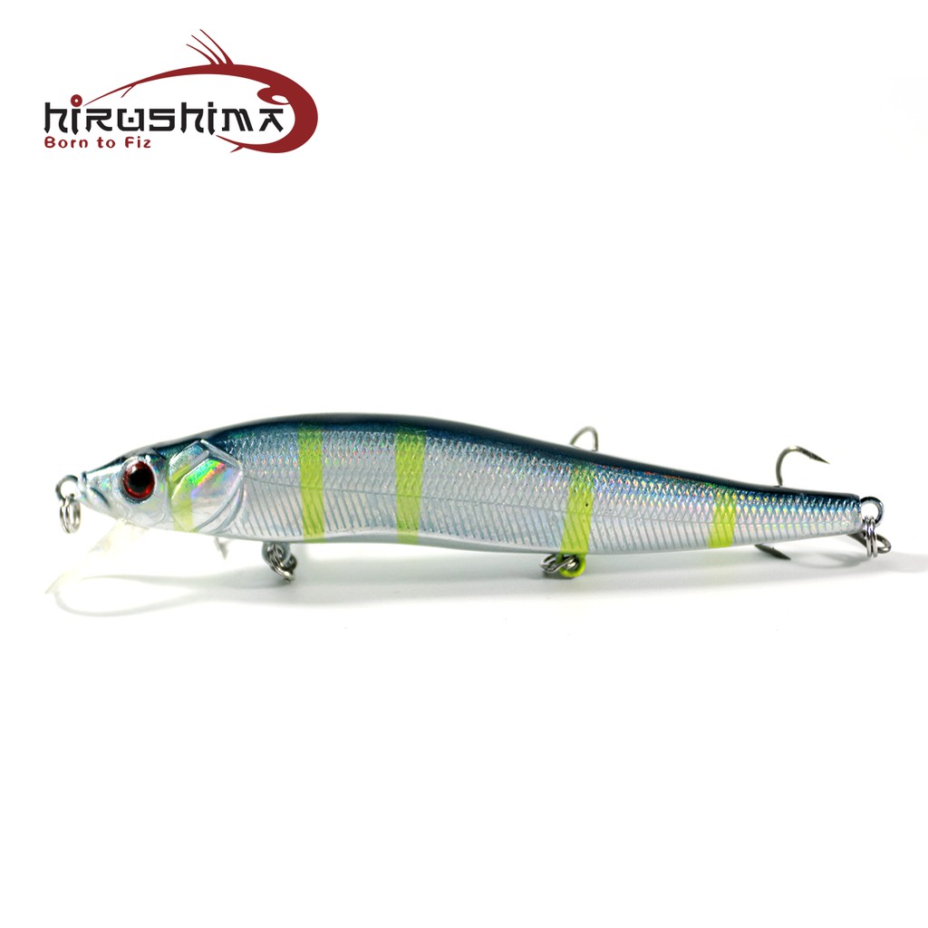 Mồi lure Minnow Hirushima Plus one mỏ ngắn chuyên câu chẽm, vượt, hồng miêu