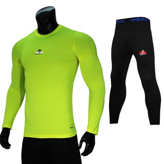 Bộ quần áo thể thao body giữ nhiệt nam màu đỏ
