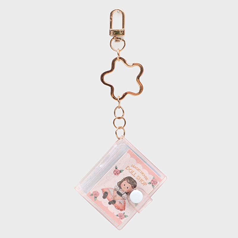 Móc Khóa Album Ảnh Mini Daiso Hàn Quốc