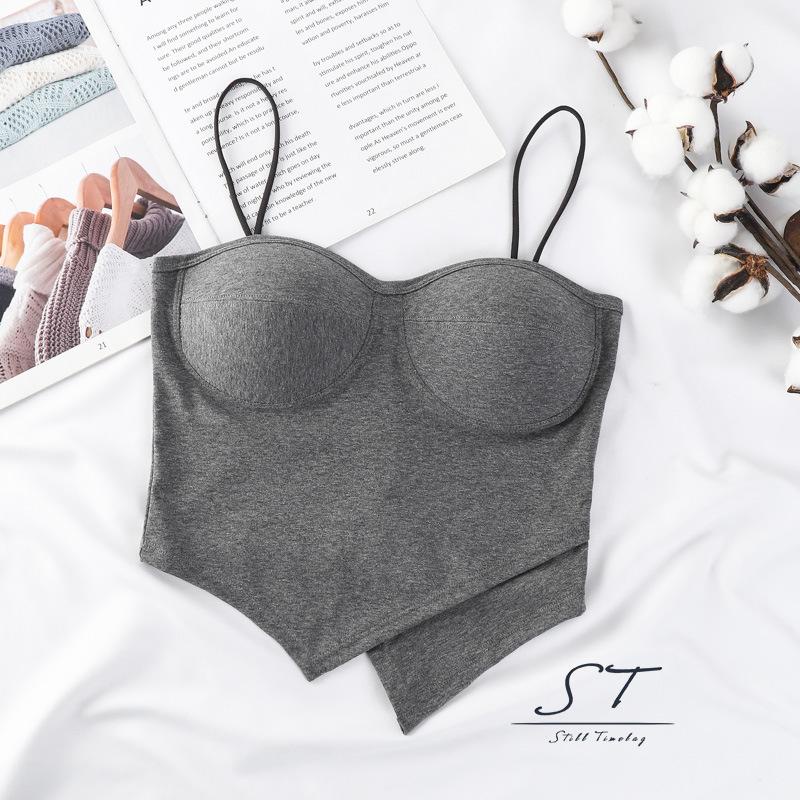 Áo Cổ Chữ V Không Tay MàU SắC Lạ MắT ThờI Trang SàNh ĐiệU Cho Nữ