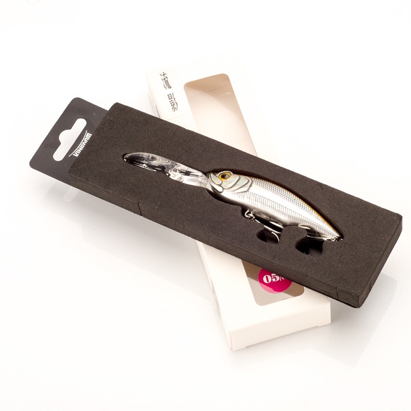 Mồi câu cá nhân tạo KINGDOM 60mm 7.2g 70mm 10g thiết kế móc đôi