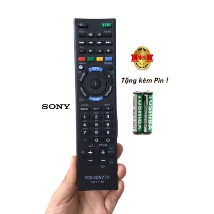 Điều khiển tivi sony - L1165 dùng cho tivi LCD,LED, Tặng kèm pin !