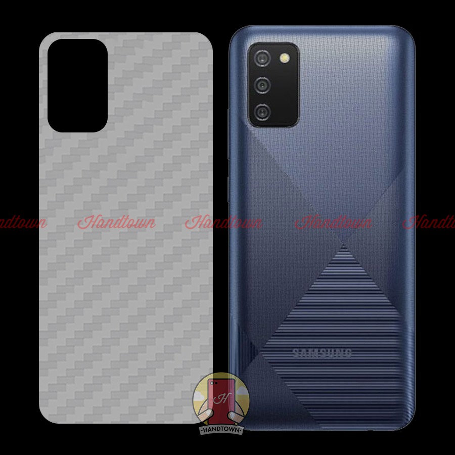 Miếng Dán Lưng Cacbon Samsung Galaxy M02s A02s samsungM02s Không Full Viền Bảo Vệ Mặt Lưng Máy Khỏi Bụi Bẩn Chống Xước