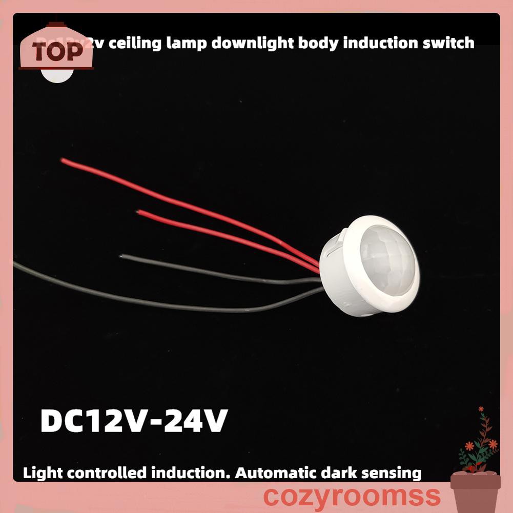 Công Tắc Cảm Biến Hồng Ngoại Gắn Trần Dc 12v 24v