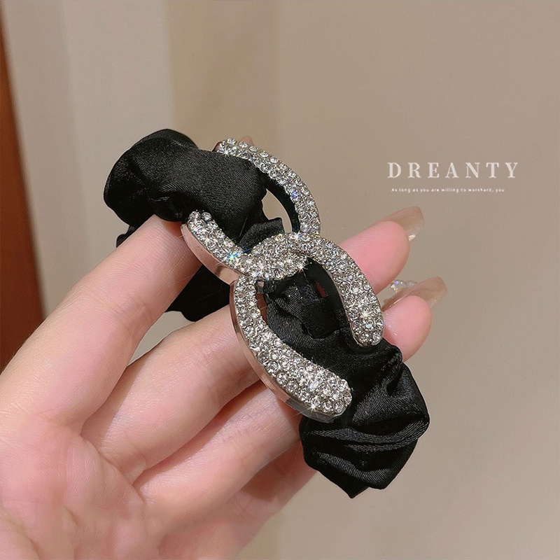 Dây Cột Tóc Kim Loại In Chữ Phong Cách Tối Giản Thời Trang Hàn Quốc