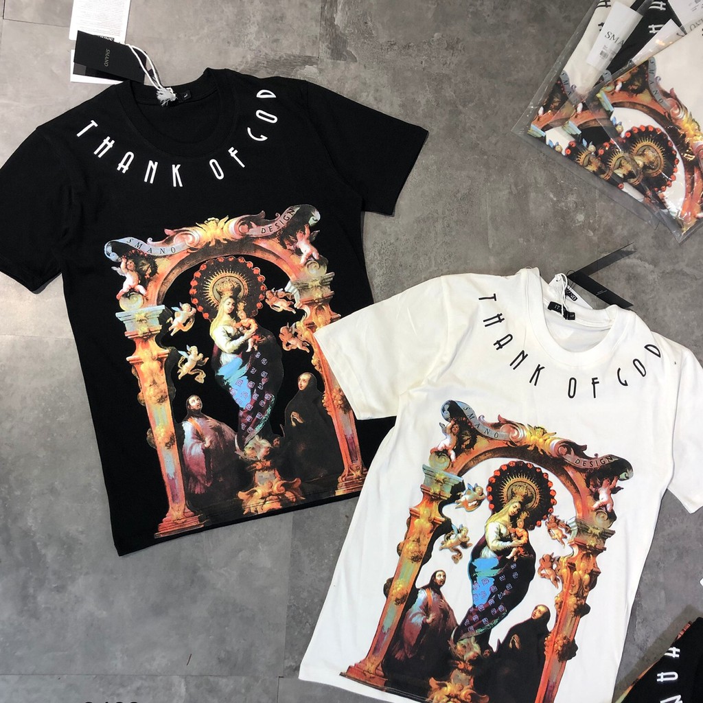 Áo Thun Unisex, Áo Phông Nam Nữ Hình 3D Đức Mẹ Chất Liệu Thun Cotton Thoáng Mát - AC99 - Shopmens | BigBuy360 - bigbuy360.vn