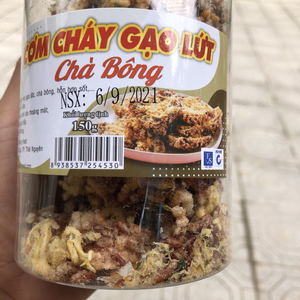 cơm cháy gạo lứt cơm cháy chà bông loại 150g hỗ trợ giảm cân không sợ béo chỉ có tại IMINT FOOD