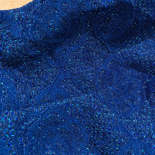 Đầm body ren xanh dương size 2XL đẹp