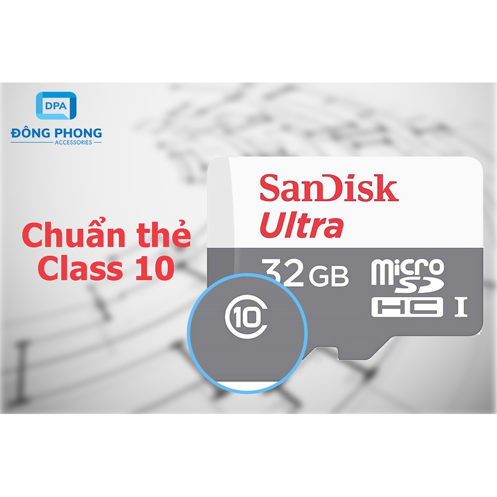 Thẻ Nhớ Micro SD 32GB Sandisk 80mb/s Chính Hãng Bảo Hành 5 Năm | BigBuy360 - bigbuy360.vn
