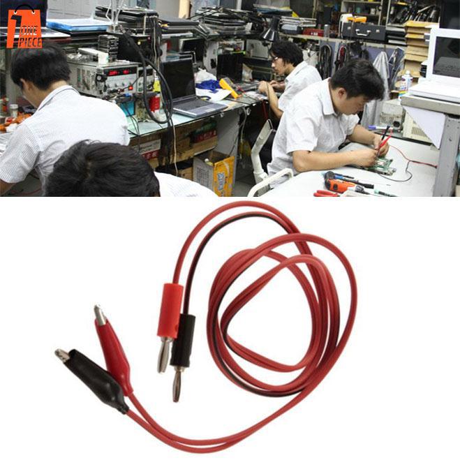 Dây dẫn kẹp hàm cá sấu 1M