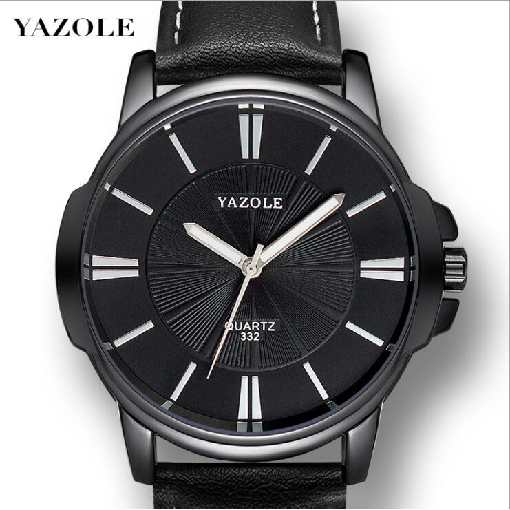 Đồng Hồ Analog Máy Quartz Nam Sang Trọng YAZOLE 332