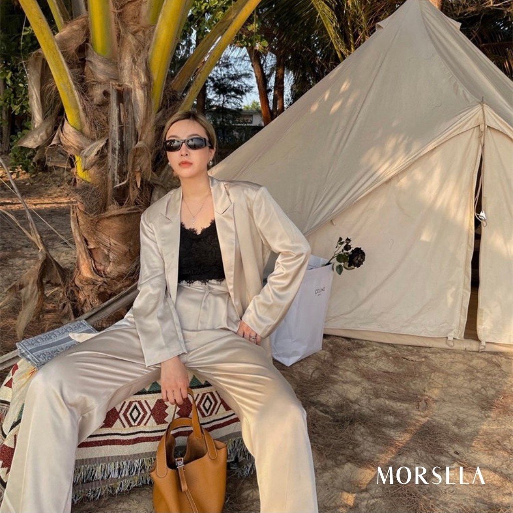 Áo bra ren sexy kèm mút lót cao cấp siêu xinh - Morsela