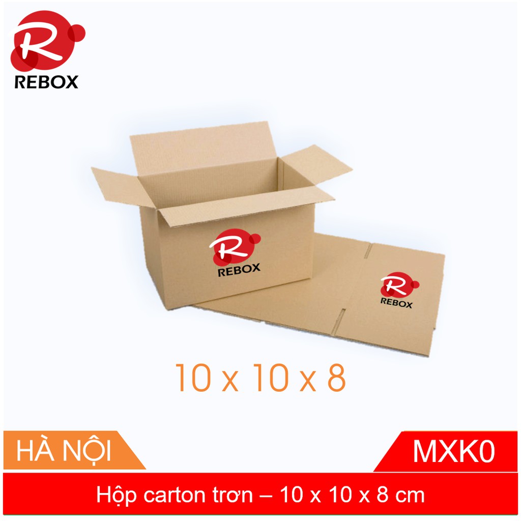 Hộp 10x10x8 Carton - COMBO 50 Hộp đóng hàng 3 lớp SIÊU RẺ SIÊU DÀY Giá Xưởng