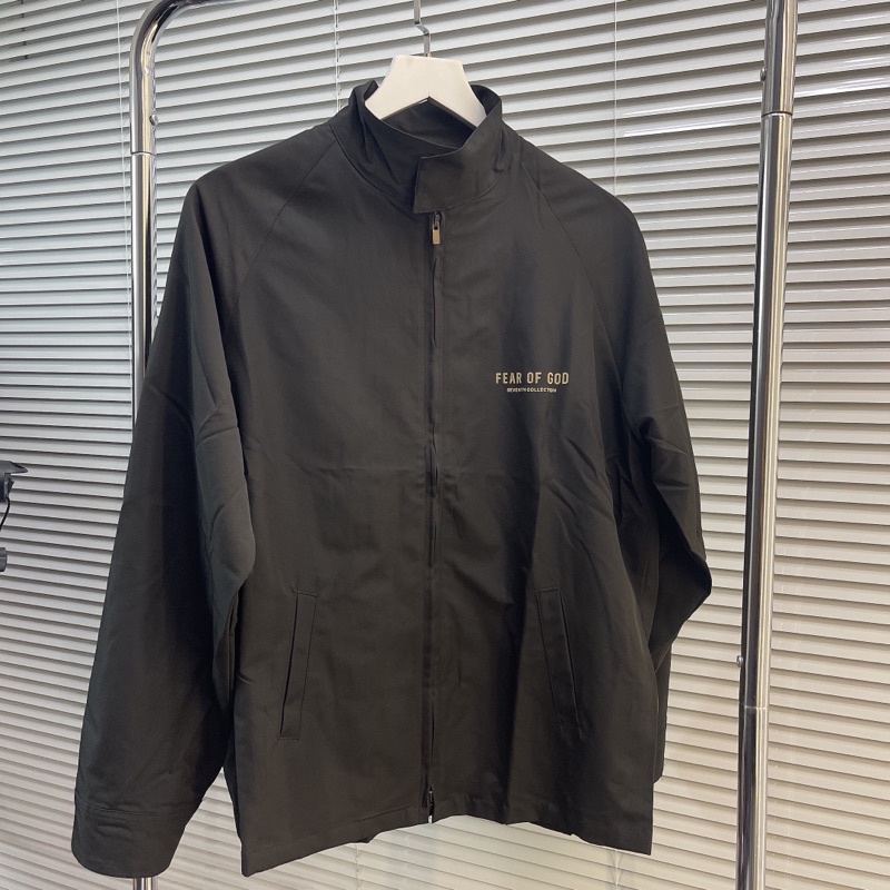 ⚡️[Nomar Quality] - Áo Khoác FEAR OF GOD Vintage Black Souvenir Jacket Seventh Collection, Áo khoác gió FOG