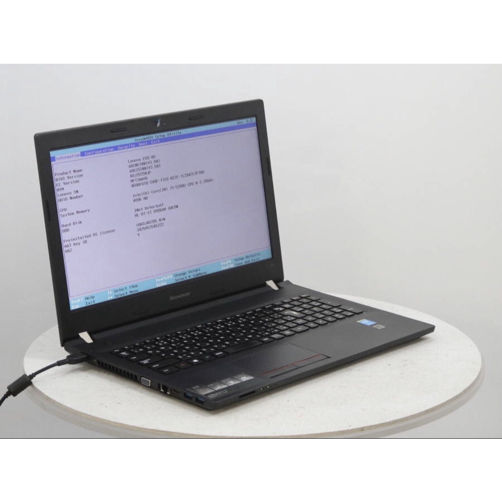 LAPTOP LENOVO E50-80 CORE I5-5200U, RAM 4G, HDD 500G (SSD 120G) MÀN 15.6" | BigBuy360 - bigbuy360.vn