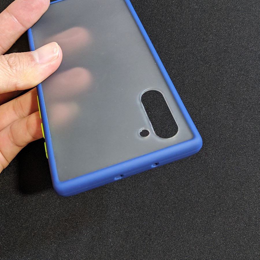 Combo ốp lưng dẻo viền màu - Dán chống xước mặt lưng PPF Galaxy Note 10