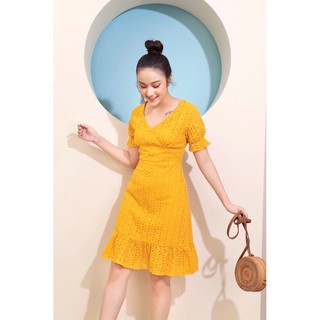 Đầm xô ren size m l xl giá 180k