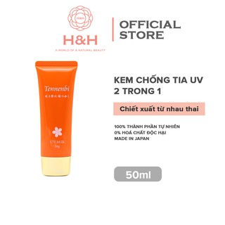 Kem chống tia UV 2 trong 1 từ nhau thai Tennenbi 50ml
