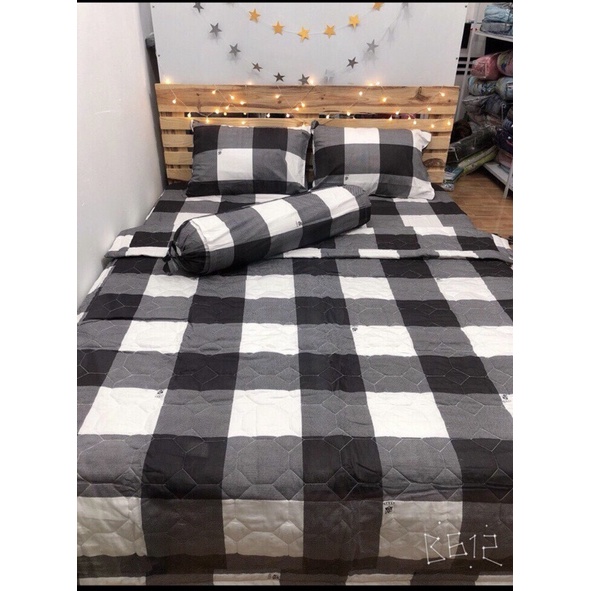 Vải thun cotton 3D may ga gối (ảnh thật được chọn mẫu)