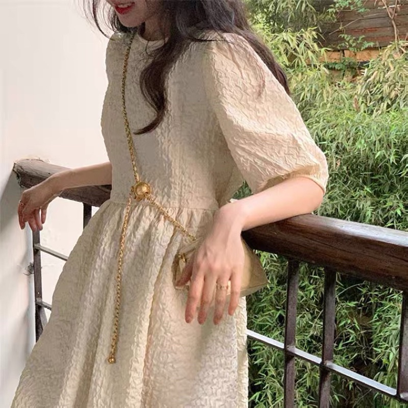 Váy baby doll  nơ lưng bigsize ulzzang order