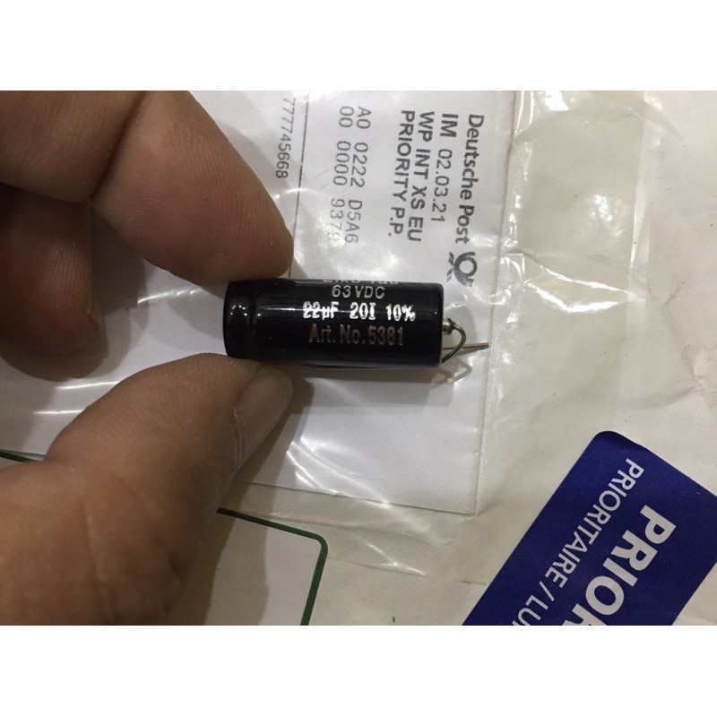Tụ điện audio Visaton 22uf 63VDC