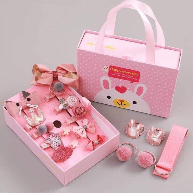 (FREE SHIP) Set Nơ buộc tóc quai xách cho bé ❤️❤️❤️ &lt;3