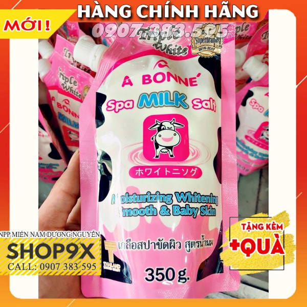 Muối Tắm Sữa Bò Tẩy Tế Bào Chết A Bonne Spa Milk Salt Thái Lan 350gr | BigBuy360 - bigbuy360.vn