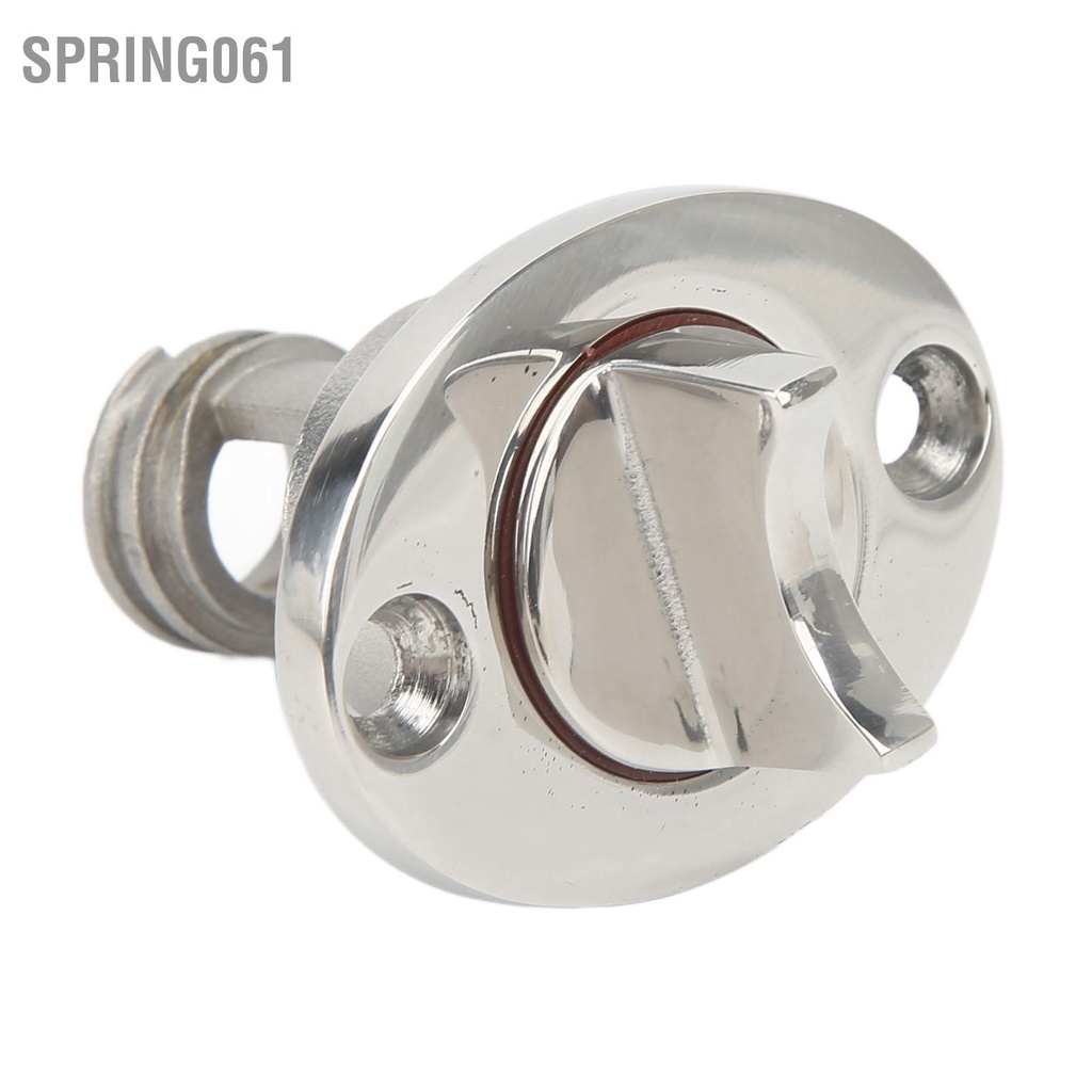 Spring061 Phích cắm cống cho thuyền Thép không gỉ bền chắc Đường kính ren 0 75in