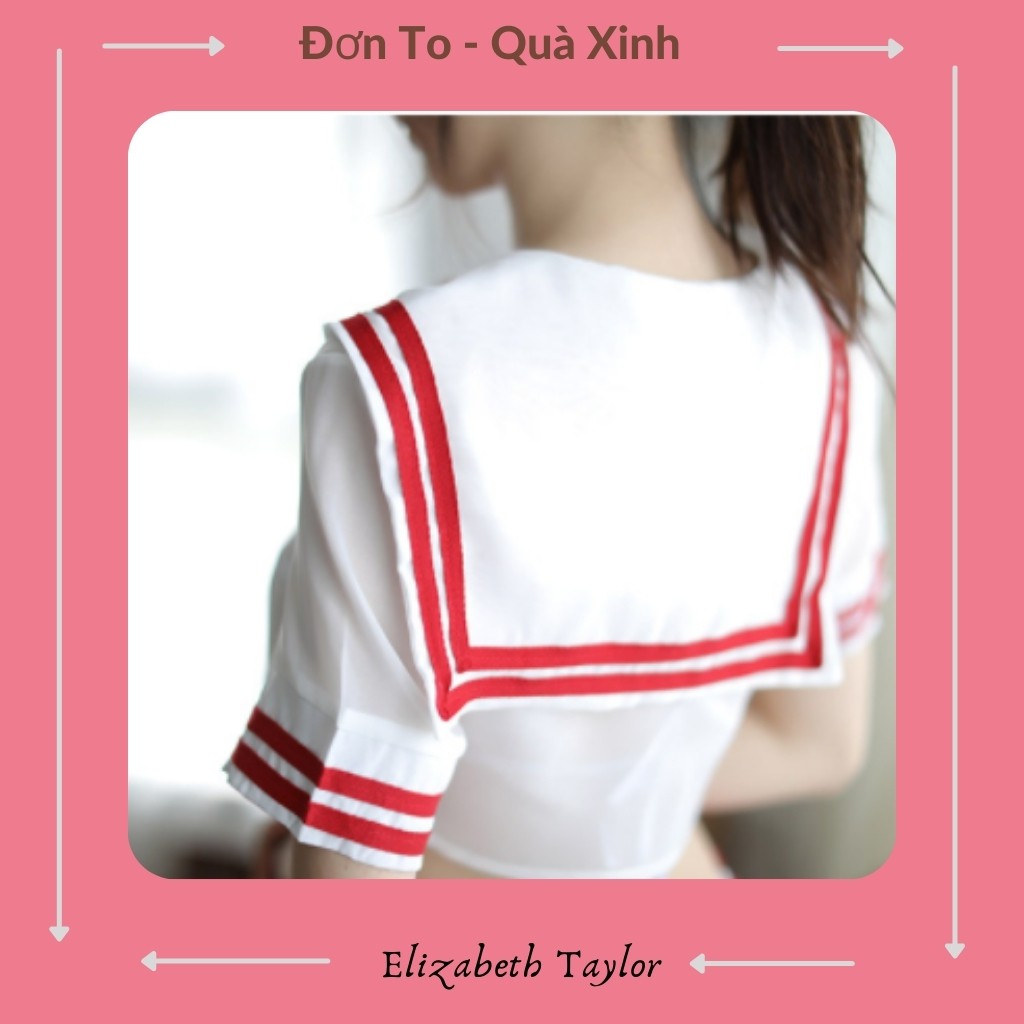 Cosplay Sexy Nữ Sinh, Đồ Ngủ Hóa Trang Học Sinh Anime Quyến Rũ Gợi Cảm, Chất Liệu Voan Cao Cấp