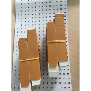 Combo 100 hộp son sáp + tem đáy son